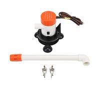 RASTKY 12V Livewell Baitwell Aérateur Pompe 350GPH 12V Livewell Baitwell Aérateur Pompe Submersible Portable Fond Ventouse Bateau Marin Submersible Recirculation Appât Sports et