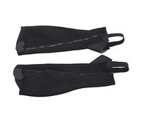 RASTKY 2 Pièces moitié d'équitation en Maille Flexible pour Enfants - équipement d'équitation de Protection élégant en Simili Cuir, Ajustement Confortable avec Fermeture à Bouton sur Toute la (CM)