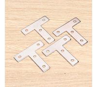 RASTKY 20 Fixations de Haute qualité pour Profilés en Aluminium 2020 Plaque de Connexion en Acier au Carbone pour Supports D'écran LCD et Cadres de Machines Automatisées (Carte 20T)