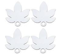 RASTKY 30cs Maple Leafaped Sublimationlank Namelates 40oz Cups -eF Carton Sublimation Couvercle Toppers, Décorations Lisées et Quesakes