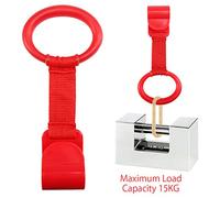 RASTKY 4 Anneaux D'entraînement D'équilibre de Berceau, Bracelet Détachable, Anneaux pour bébé, Faciles à Installer et à Retirer, Légers et en Plastique ABS (Couleur Assortie)