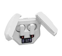 RASTKY 5.3 Traducteur écouteurs Réduction du Bruit Traduction en Temps Réel pour Les Gens d'affaires électronique 2 Pièces (White)