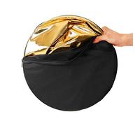 RASTKY 5 en 1 Réflecteurs Lumineux avec Or, Argent, Blanc, Noir et Doux, Portable 23,6 Pouces, Optimiser L'éclairage de Studio et Extérieur, Utilisation pour la (80 cm / 31,5 Pouces)