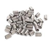 RASTKY 50 Pièces M10 X 1,5 Insert de Filetage de Fil Kit D'écrou de Réparation Durable pour la Conversion de Filetage Métrique à Impérial, Vis de Douille Filetée pour équipement Mécanique (2.5D)