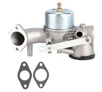 RASTKY Accessoire de Carburateur de Tondeuse à Gazon de Remplacement pour 491026 281707 491031 490499 281702, Carburateur en Métal Produit en Usine Après-vente Professionnel, Taille 6,9 x 2,2 Pouces