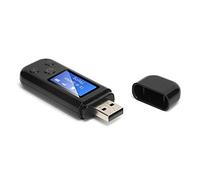 RASTKY Adaptateur Audio USB pour Le Système Stéréo Domestique/Autora, Récepteur d'émetteur USB 5.0 avec des Haut-parleurs Portables de 3,5 Mm (Black)