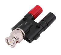 RASTKY Adaptateur BNC à Banana Plug pour l'oscilloscope Professional HT311 BNC à 4 Mm Adaptateur Banana Plug To Dual Plud Adapter Industrial & Scientific/Test, Mesurer &