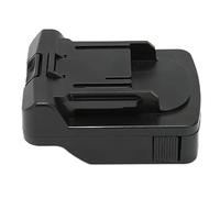 RASTKY Adaptateur de Batterie au Lithium 18 V Compact et Léger avec Protection Contre Les Courts-Circuits pour Outils électriques, Matériau ABS Noir pour Une Utilisation Pratique