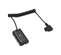 RASTKY Adaptateur de Batterie Factice F550, Sortie 7,4 V/3 A, .24 W avec Connecteur Mâle D Tap, Adaptateur Coupleur NP F550 pour Moniteurs Vidéo, Lumières LED