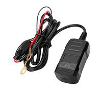 RASTKY Adaptateur de Charge USB pour Moto avec Voltmètre, Interrupteur Indépendant, Affichage de la Tension, USB C Rapide pour GPS, étanchéité du Téléphone, Affichage de la Tension,