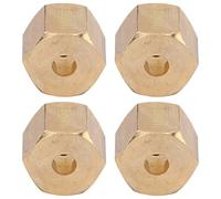 RASTKY Adaptateur d'entraînement Hexagonal d'extension de Moyeu de Roue Hexagonale de 12 Mm/Ensemble Adaptateur étendu de Moyeu de Roue Hexagonale de 12 Mm SCX10 90046 GN7 CC01 1/10 RC Voitures