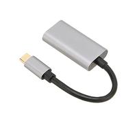 RASTKY Adaptateur D'interface Multimédia 4K Type C vers HD, Convertisseur D'affichage Vidéo sans Perte pour Jeu de Film, Gris argenté, Plug and Play pour Ordinateur Portable, Tablette, Téléphone