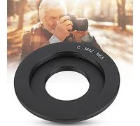 RASTKY Adaptateur d'Objectif M42 pour Monter l'Objectif M42 vers l'appareil Photo, Adaptateur d'Objectif en Alliage 'Aluminium Noir -C pour Objectif de Montage/C pour Monter A7S A7R A6000 A6300