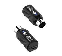 RASTKY Adaptateur MIDI sans Fil Portable, Longue Durée de Vie de la Batterie, émetteur-récepteur pour Clavier et Guitare pour les Amateurs de Musique