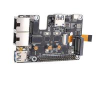 RASTKY Adaptateur PCIe USB 3.2 Gen1 2,5G ETH M. NVMe Double Extension Efficace pour RasPi 5 Installation Facile pour Les Niveaux de Compétence 1 X Adaptateur PCIe vers USB 3. Gen1 M. NVMe adapté à