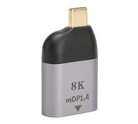 RASTKY Adaptateur USB Type C vers Mini DisplayPort Plug and Play 8K 60Hz USB C Mâle vers Mini Femelle pour Tablette Projecteur pour Ordinateur Portable Argent