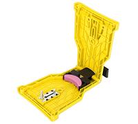 RASTKY Affûteur de Dents de Tronçonneuse électrique, Outil de Meulage de Chaîne Portable, Affûtage Rapide pour Outil de Travail du Bois, Matériau ABS Couleur Rouge/Jaune/Vert 8,5x5,7 Pouces 1 Pièce