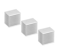 RASTKY Ailettes de Refroidissement en Aluminium, Dissipation Thermique Efficace, Ensemble de 8 Pièces pour Module CPU électronique 40x40x30mm (Avec adhésif thermoconducteur)