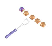 RASTKY Améliorez Votre Clavier Mécanique avec 5 Touches Métalliques - Touches Décoratives XDA avec des Couleurs Vives, Une Haute durabilité et Une Expérience de Clavier améliorée. (Gold)