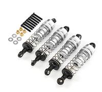 RASTKY Amortisseur à Ressort en Métal 1/12 RC Amortisseur à Ressort en Métal pour Voiture MN G500/RC de Jambes de Force (Silver)