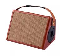 RASTKY Amplificateur de Guitare Portable 25 W, Rechargeable avec Entrée Microphone pour la Pratique de la Modification Vocale, Noir (RASTKYy3e1sgm8k9-I7100-1)