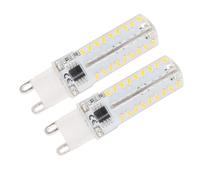 RASTKY Ampoule LED G9 à intensité Variable 5W, pour Lampe Suspendue, Ventilateur de Plafond, Applique Murale, 2 Pièces, Lumière Blanche Chaude 3000K, pour Chambre à Coucher et Salon