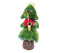 RASTKY Arbre de Noël Chantant et Dansant, 8 Chansons de Noël, Balançoire Légère, Jouet pour, Voiture, Lit, Table, canapé, Maternelle, Utilisation en Plastique, Coton, Polyester (Arbre de Noël de