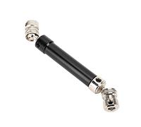 RASTKY Arbre D'entraînement en Alliage D'aluminium Durable avec Longueur Réglable pour Camion sur Chenilles de Voiture 1/10 RC, Facile à Installer, 7 Choix de Couleurs (Black)