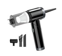 RASTKY Aspirateur sans Fil de Voiture Gonfleur Multifonctionnel sans Fil Puissant de 120 W pour la Maison et la Voiture Gonfleur D'aspirateur Portable pour Les Propriétaires et Les Voyageurs (Black)