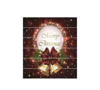 RASTKY Autocollant Décoratif de Noël Imperméable pour Escaliers, Décoration Familiale pour Scène D'hiver, Autocollants D'escalier en PVC 3D pour le Jour de Noël 39,4 X 7,1 Pouces (Cloches de)