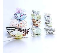 RASTKY Autocollant Mural Papillon 3D Dynamique, Décoration Murale en PVC pour Salle de Mariage, Mariage (#7)