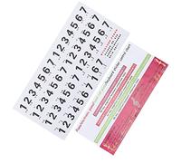 RASTKY Autocollants D'échelle de Piano en PVC Très Doux, Adhésif Durable et Propre, 9,3 X 4,5 Pouces pour Les Amateurs de Piano