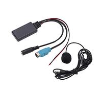 RASTKY Aux dans L'adaptateur de Câble Stéréo à Pleine Vitesse avec Remplacement de Microphone pour 2009-up, 5.0, MP3 WMA WAV Flac DSD, pour iOS, Smartphone, Tablette PC, Module