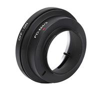 RASTKY Bague D'Adaptation D'Objectif en Métal pour Objectif à Monture FD, Mise au Point Manuelle et Contrôle de L'exposition, Adaptation Noire pour Appareils Photo M4/3