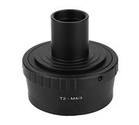 RASTKY Bague D'adaptation D'oculaire en Métal Haute Résistance pour Appareil Photo sans Miroir M4/3, Monture en T de 23,2 Mm, Surface Lisse, Compatible avec la Plupart des Oculaires de Microscope,