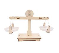 RASTKY Balance à Levier en Bois, Jouet Mathématique éducatif pour Enfants, Matériau en Bois, Bricolage