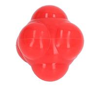 RASTKY Balle de Réaction en Caoutchouc de Couleur Vive pour Améliorer la réactivité, la Coordination œil-Main, l'agilité pour Le Basket-Ball, Le Tennis, Couleur Vive (Rouge)