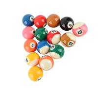 RASTKY Balles de Billard en Résine Premium Ensemble de Bille de Repère de Petite Piscine Professionnelle Set 2-1/4 "Taille et Poids de Réglementation Balles de Billard