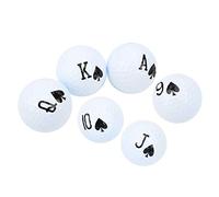 RASTKY Balles de D'entraînement à Double Couche avec Soufflerie pour des Tirs Stables, Lot de 6 pour Maîtriser la Technique de Putting Plus Rapidement