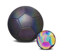 RASTKY Ballon de Football Brillant Réfléchissant Haute densité pour L'entraînement et Les Performances Jeunes et Adultes Multicolore Taille 5 (#1)