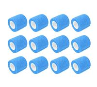RASTKY Bandage Auto-adhésif de Réparation de Sabot de Vache, Haute élasticité, Antidérapant pour Le Soin des Sabots, Paquet de 12, 4.5M (Blue)