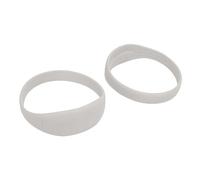 RASTKY Bande Stabilisatrice élastique de Tendon D'orthèse de Rotule de Silicone pour Le Cyclisme de Football, 2 X Sangle de Soutien de Genou (Gray)