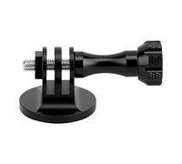 RASTKY Base D'adaptateur de Caméra de Sport en Alliage D'aluminium Haute Performance, Vis 1/4 Pouces pour Les Amateurs de Caméra d'action, Gris argenté (Black)