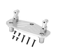 RASTKY Base de Support de Montage de Servo de Direction en Métal, Traitement D'oxydation Anodique Fort pour Les Amateurs de Voitures Losi LMT RC 1/8 (Silver)