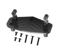 RASTKY Base de Support de Montage de Servo de Direction en Métal, Traitement D'oxydation Anodique Fort pour Les Amateurs de Voitures Losi LMT RC 1/8 (Black)