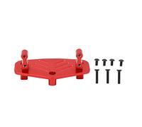 RASTKY Base de Support de Montage de Servo de Direction en Métal, Traitement D'oxydation Anodique Fort pour Les Amateurs de Voitures Losi LMT RC 1/8 (Rouge)