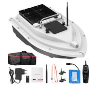 RASTKY Bateau D'appât de Pêche sans Fil GPS, Conception Scellée, Télécommande à Retour Automatique pour Les Pêcheurs, ABS 18.5x10.4x6,7 Pouces (Double entrepôt D26C (18 000 mAh))