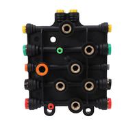 RASTKY Bloc Collecteur D'air, Ensemble de Vanne de Distribution D'air avec Conception Multi-interface Résistante à la Pression pour Camions, Remplacement pour A12-14736-003 A1214736003