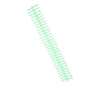 RASTKY Bobine de Reliure en Spirale en Plastique 10 Pièces Bobine de Reliure en Spirale capacité de 130 Feuilles Peigne à Colonne Vertébrale 30 Trous 16mm de Diamètre Ensemble Kit Peigne épines (#18)
