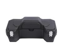 RASTKY Boîte de Rangement Arrière pour VTT, Durable, Grande capacité, Anti-Pluie, Verrouillage du Dossier pour Randonnée, Camping, Convient à la Plupart des VTT avec Bandes Réfléchissantes, 55 L